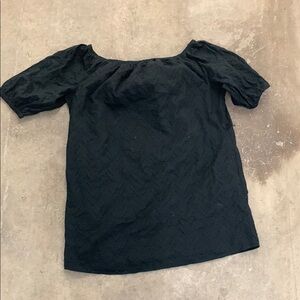 Gap lbd black eyelet dress